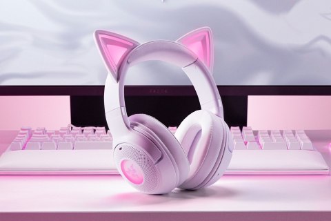 Razer Headset | Kraken Kitty V2 BT | Bluetooth | Over-ear | Microphone | Noise canceling | Wireless | White
