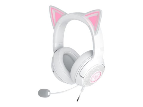 Razer Headset | Kraken Kitty V2 | Wired | Over-ear | Microphone | Noise canceling | White
