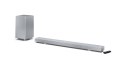 Sharp HT-SBW55121(SL) Q 5.1.2 Dolby Atmos/ DTS:X Soundbar with Wireless Subwoofer, Silver | Sharp