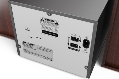 Sharp | Mikrosystem Hi-Fi | XL-B517D(BR) | Port USB | Wejście AUX | Bluetooth | Odtwarzacz CD | Brązowy | Radio FM | Połączenie 