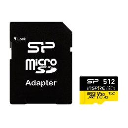 Silicon Power Inspire | 512 GB | microSDXC | Flash memory class C10, UHS-I U3, V30