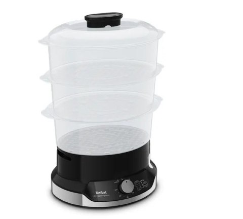 TEFAL Food Steamer VC204810 Ultracompact Black 800 W Capacity 9 L Number of baskets 3
