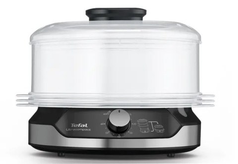 TEFAL Food Steamer VC204810 Ultracompact Black 800 W Capacity 9 L Number of baskets 3