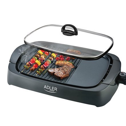 Adler | AD 6610 | Grill elektryczny | Stołowy | 3000 W | Czarny