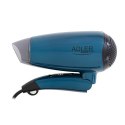 Adler | Suszarka do włosów | AD 2263 | 1800 W | Liczba ustawień temperatury 2 | Niebieski