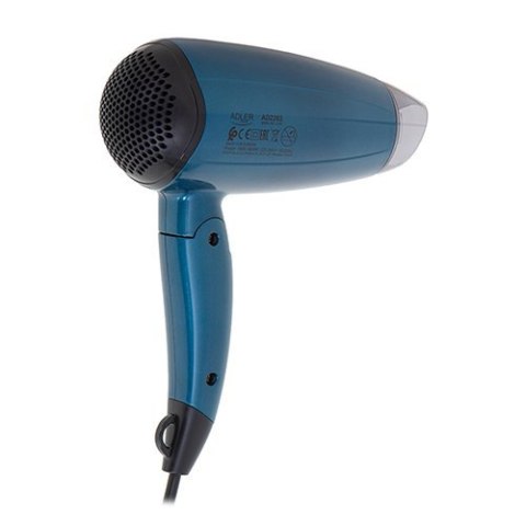 Adler | Suszarka do włosów | AD 2263 | 1800 W | Liczba ustawień temperatury 2 | Niebieski