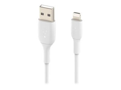Belkin | Męski | 4-pinowy USB Typ A | Męski | Biały | Apple Lightning | 1 m