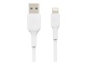 Belkin | Męski | 4-pinowy USB Typ A | Męski | Biały | Apple Lightning | 1 m