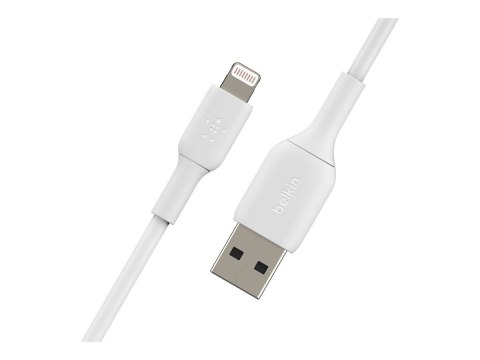 Belkin | Męski | 4-pinowy USB Typ A | Męski | Biały | Apple Lightning | 1 m