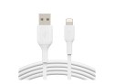 Belkin | Męski | 4-pinowy USB Typ A | Męski | Biały | Apple Lightning | 1 m