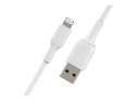 Belkin | Męski | 4-pinowy USB Typ A | Męski | Biały | Apple Lightning | 1 m