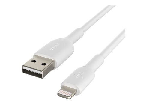 Belkin | Męski | 4-pinowy USB Typ A | Męski | Biały | Apple Lightning | 1 m