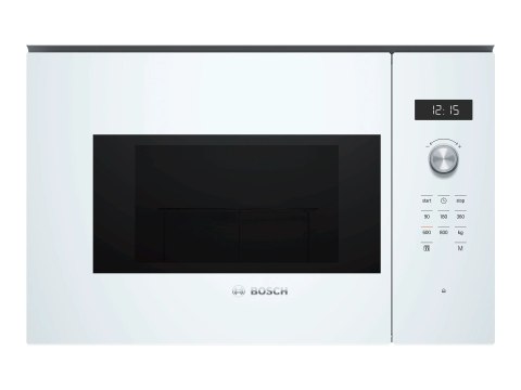 Bosch | BFL524MW0 | Kuchenka mikrofalowa | Do zabudowy | 20 L | 800 W | Biały