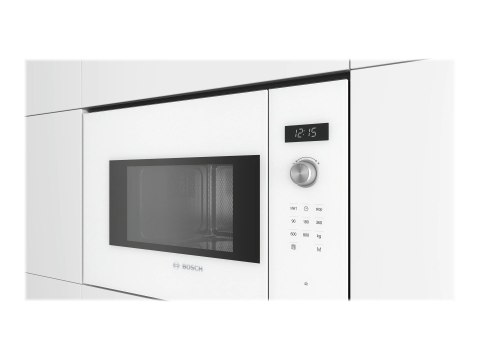 Bosch | BFL524MW0 | Kuchenka mikrofalowa | Do zabudowy | 20 L | 800 W | Biały
