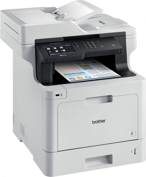 Brother | MFC-L8900CDW | Faks / kopiarka / drukarka / skaner | Kolorowy | Laserowy | A4/Legal | Czarny | Biały