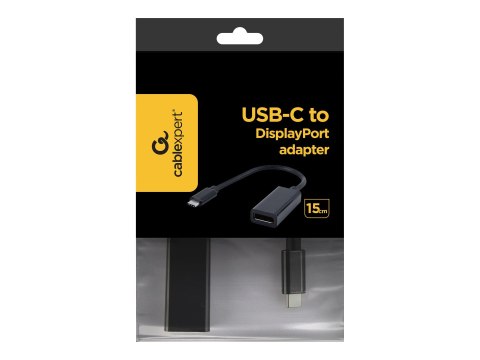 Cablexpert 24 pin USB-C | męski | 20 pin DisplayPort | żeński | 0,15 m