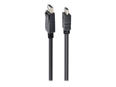 Cablexpert | CC-DP-HDMI-1M | Męski | 19 pin HDMI Typ A | Męski | 20 pin DisplayPort | 1 m