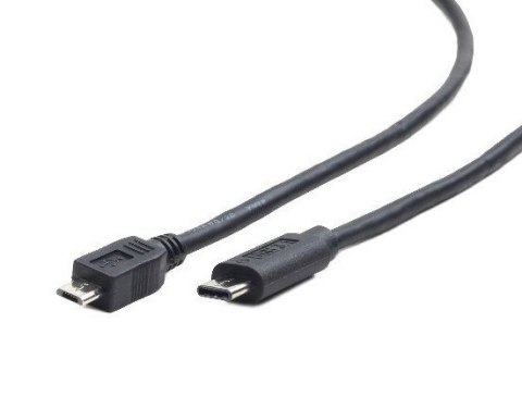 Cablexpert | Kabel USB-C | Męski | 5-pinowy Micro-USB Typ B | Męski | 24-pinowy USB-C | 1,8 m | Czarny