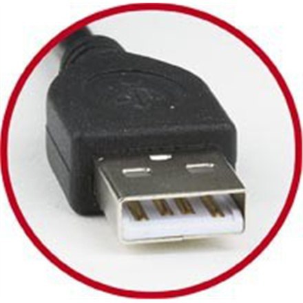 Cablexpert | Kabel USB | Męski | 4-pinowy USB Typ A | Męski | Czarny | 5-pinowy Micro-USB Typ B | 0,5 m