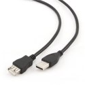 Cablexpert | Przedłużacz USB | Męski | 4-pinowy USB Typ A | Żeński | Czarny | 4-pinowy USB Typ A | 3 m
