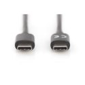 Digitus | Kabel USB-C | Męski | 24-pinowy USB-C | Męski | Czarny | 24-pinowy USB-C | 3 m