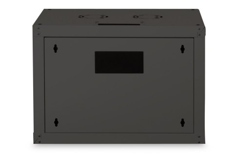 Digitus | Szafka wisząca | DN-19 07-U-SW | Czarny | Stopień ochrony IP: IP20; Drzwi przednie: Drzwi szklane, otwierane pojedyncz