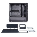 Fractal Design | Define Mini C TG | FD-CA-DEF-MINI-C-BK-TG | Okno boczne | Lewy panel boczny - Szkło hartowane | Czarny | Micro 