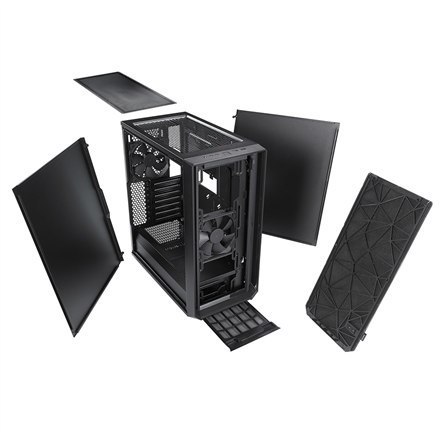 Fractal Design | Meshify C | FD-CA-MESH-C-BKO | Czarny | ATX | Zasilacz nie jest zawarty | ATX