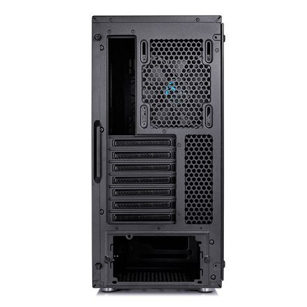 Fractal Design | Meshify C | FD-CA-MESH-C-BKO-TG | Okno boczne | Lewy panel boczny - Szkło hartowane | Czarny | ATX | Zasilacz w
