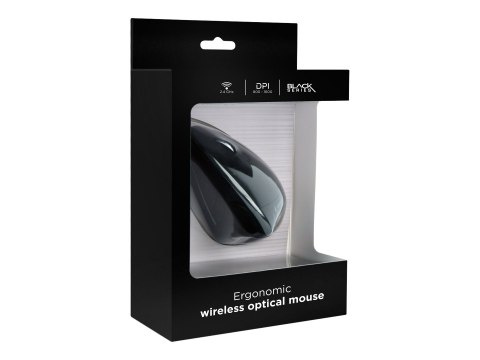 Gembird | Bezprzewodowa mysz optyczna 2,4 GHz | MUSW-ERGO-01 | Mysz optyczna | USB | Czarny