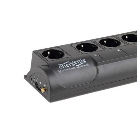 Gembird EG-SMS - listwa przeciwprzepięciowa | Złącze wyjściowe Qty 6 | 1,8 m | Czarny