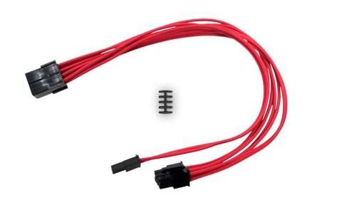 Deepcool | Przedłużacz zasilacza | DP-EC300-PCI-E-RD | Czerwony | 345 x 26 x 17 mm