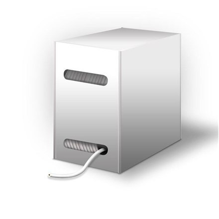 Goobay | CAT 5e | Kabel masowy | U/UTP, nieekranowany | szary | 305 m