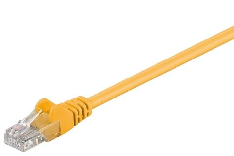 Goobay | CAT 5e | Kabel sieciowy | Skrętka nieekranowana (UTP) | Męski | RJ-45 | Męski | RJ-45 | Żółty | 15 m