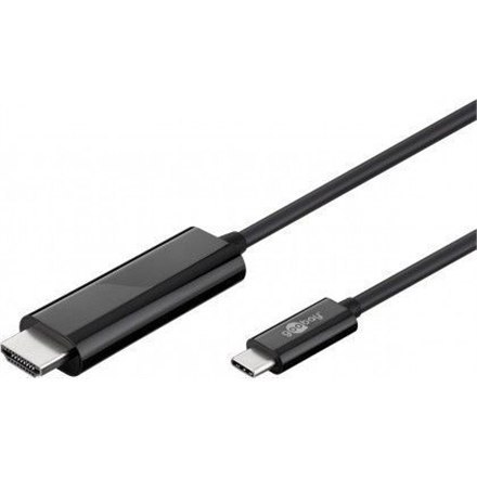 Goobay | Męski | 24-pinowy USB-C | Męski | 19-pinowy HDMI Typ A | 1,8 m