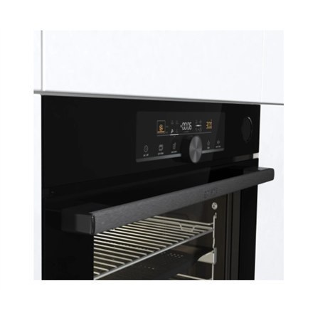 Gorenje | BSA6747A04BG | Piekarnik | 77 L | Wielofunkcyjny | EcoClean | Sterowanie mechaniczne | Funkcja pary | Tak | Wysokość 5