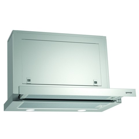 Gorenje | Okap | BHP623E8X | Klasa efektywności energetycznej B | Teleskopowy | Szerokość 60 cm | 610 m³/h | Sterowanie mechanic