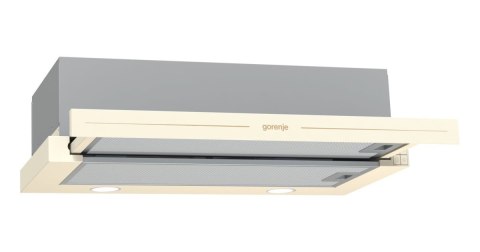 Gorenje | Okap | BHP62CLI | Klasa efektywności energetycznej C | Teleskopowy | Szerokość 60 cm | 435 m³/h | Sterowanie mechanicz