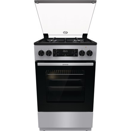 Gorenje | Kuchenka | GK5C41SJ | Typ płyty gazowa | Typ piekarnika elektryczna | Stal nierdzewna | Szerokość 50 cm | Grillowanie 