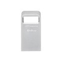Kingston | USB 3.2 Flash Drive | DataTraveler micro | 64 GB | USB 3.2 | Silver
