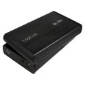 Logilink | Obudowa pamięci masowej | Obudowa 3,5 cala S-SATA HDD USB 3.0 Alu | Dysk twardy | 3,5" | SATA 3Gb/s | USB 3.0