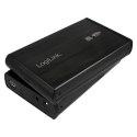 Logilink | Obudowa pamięci masowej | Obudowa 3,5 cala S-SATA HDD USB 3.0 Alu | Dysk twardy | 3,5" | SATA 3Gb/s | USB 3.0