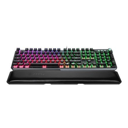 MSI | VIGOR GK71 SONIC RED US | Klawiatura dla graczy | Podświetlenie LED RGB | US | Przewodowa | Czarna