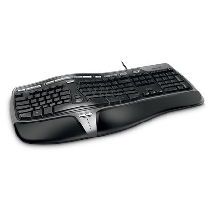 Microsoft | B2M-00006 | Natural Ergonomic Keyboard 4000 | Multimedia | Wired | PL | 1.53 m | Black | English | 1.3 g