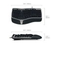 Microsoft | B2M-00006 | Natural Ergonomic Keyboard 4000 | Multimedia | Wired | PL | 1.53 m | Black | English | 1.3 g