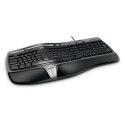 Microsoft | B2M-00006 | Natural Ergonomic Keyboard 4000 | Multimedia | Wired | PL | 1.53 m | Black | English | 1.3 g