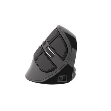 Natec | Mysz pionowa | Euphonie | Bezprzewodowa | Odbiornik Bluetooth/USB Nano | Czarny