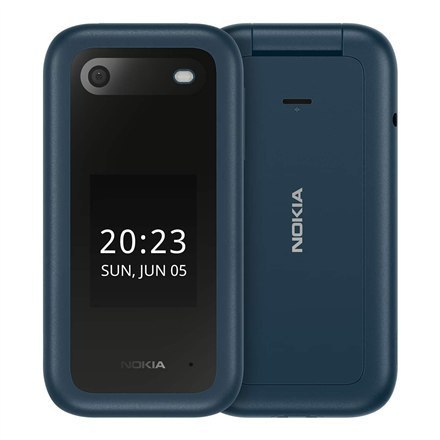 Nokia | 2660 Flip | Niebieski | 2.8 " | TFT LCD | 240 x 320 | Unisoc | 0.128 GB | Dual SIM | Nano-SIM | Tak | Aparat główny 0.3 