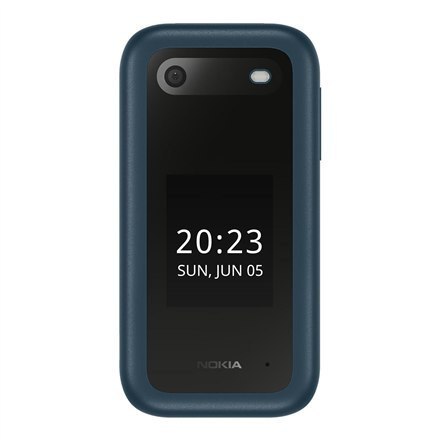 Nokia | 2660 Flip | Niebieski | 2.8 " | TFT LCD | 240 x 320 | Unisoc | 0.128 GB | Dual SIM | Nano-SIM | Tak | Aparat główny 0.3 