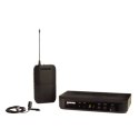 Shure | Bezprzewodowy system prezenterski z mikrofonem CVL Lavalier | BLX14E/CVL | Czarny | W | Połączenie bezprzewodowe